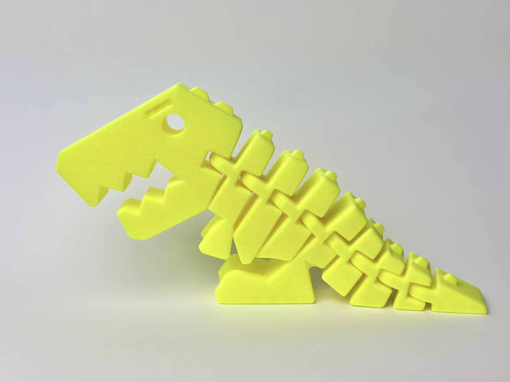 Flexi T-Rex 20cm - Żółty