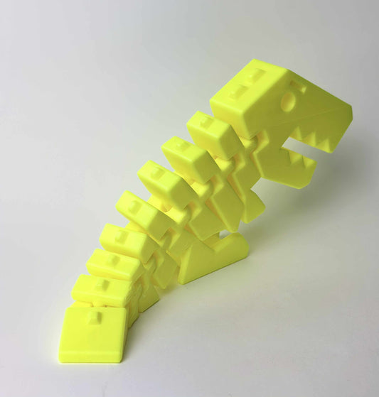 Flexi T-Rex 20cm - Żółty