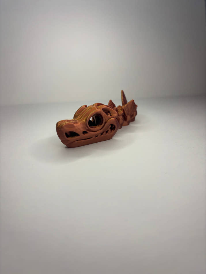 Czaszka T-Rex - Gold-Copper