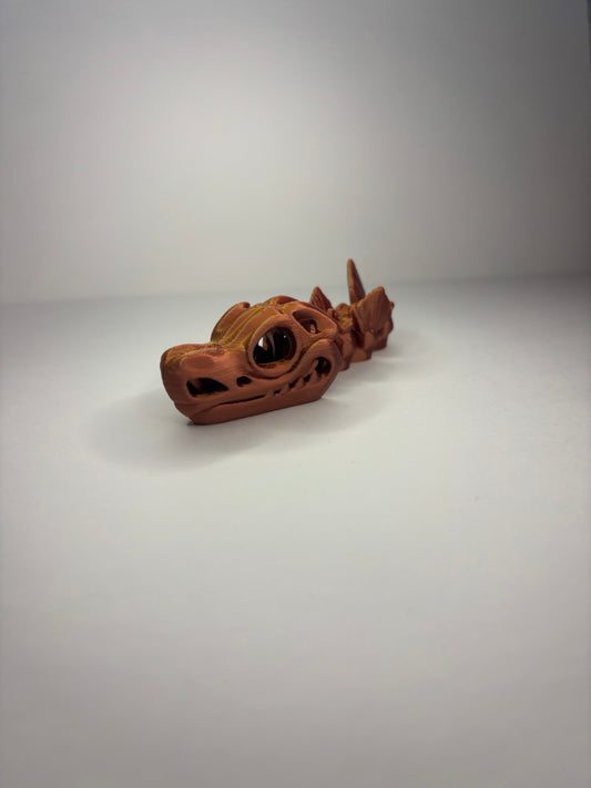 Czaszka T-Rex - Gold-Copper