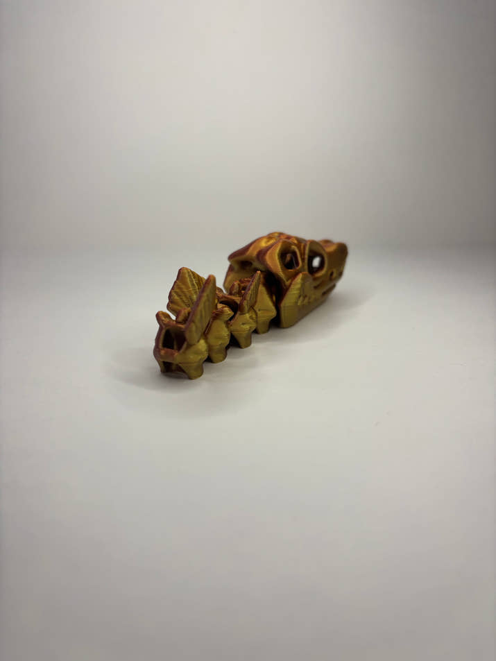 Czaszka T-Rex - Gold-Copper