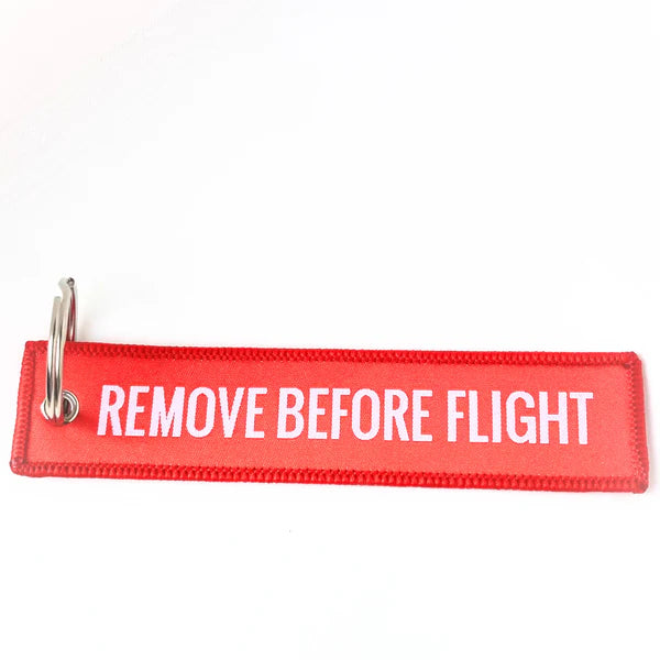 Haft "REMOVE BEFORE FLIGHT"